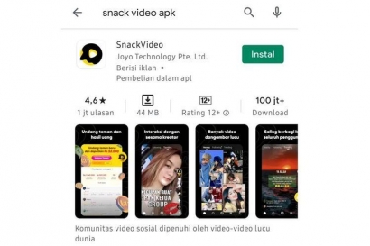 Menyusul TikTok Cash dan VTube, Sekarang Snack Video Diblokir Kominfo