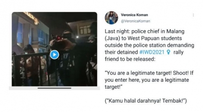 Ironi Instruksi "Tembak" Aparat terhadap Mahasiswa Papua di Malang