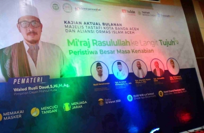 Kajian Tastafi Banda Aceh Bahas Isra Mi'raj