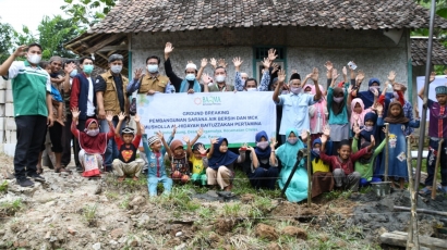 LAZ Harapan Dhuafa dan BAZMA Baituzzakah Pertamina Bangun Sarana Air Bersih dan MCK untuk Masyarakat Undur Kaung