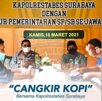 Cangkir Kopi Surabaya Komponen Pembangun Indonesia dari Surabaya