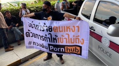 Hanya di Thailand, Pemerintah Didemo Gegara Blokir Situs Porno