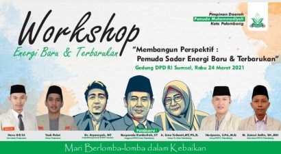 Pemuda Muhammadiyah Palembang Akan Gelar Workshop Energi Baru Terbarukan