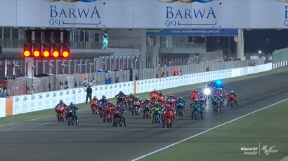 MotoGP Qatar 2021 Berlangsung Sengit