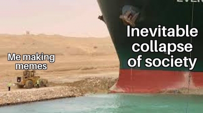 Meme Terbaik Kapal Ever Given di Terusan Suez