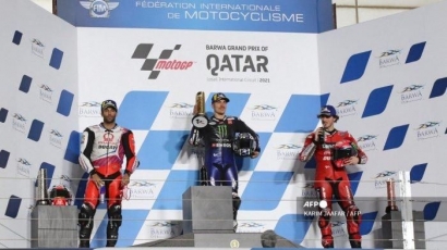 Maverick "Top Gun" Vinales Bungkus MotoGP Qatar 2021