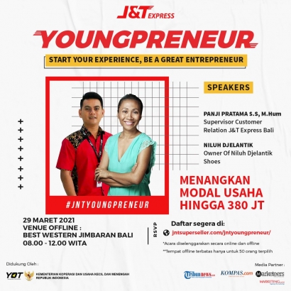 Merajut Asa Melalui Program J&T Express Youngpreneur Bali