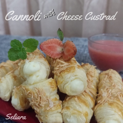 Resep Cannoli with Cheese Custrad