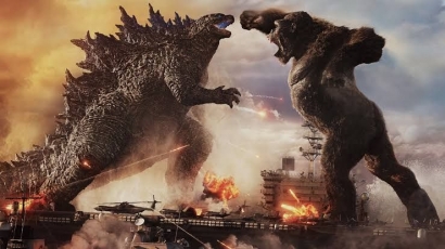 Godzilla vs Kong, Tarung Dua Titan