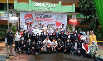 HUT ke-47 SMAN 30 Jakarta, ILUNI 30 Gelar Donor Darah Peduli Covid-19