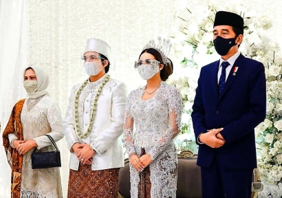 Kita Tak Dewasa Menilai Kehadiran Jokowi di Pernikahan Aurel dan Atta