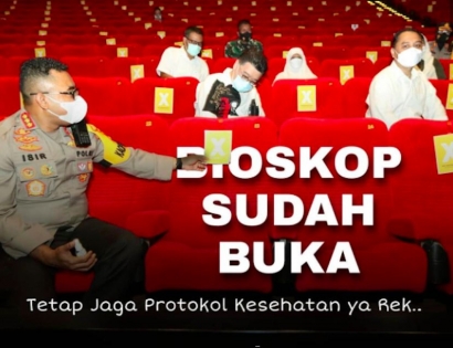 Bioskop Surabaya Dibuka, Begini Pesan Kapolrestabes Surabaya buat Warga
