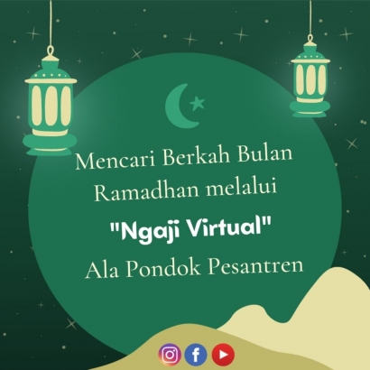 Mencari Berkah Bulan Ramadhan Melalui "Ngaji Virtual" Ala Pondok Pesantren Mamba'us Sholihin Suci Manyar Gresik