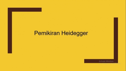 Pemikiran Heidegger
