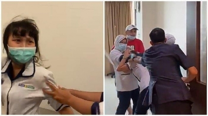 Pria Pemukul Perawat Siloam Sriwijaya Ditangkap, Netizen: Stop Kekerasan Tenaga Kesehatan!