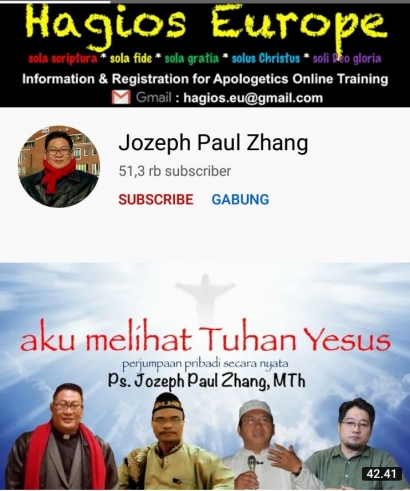 Joseph Paul Zhang, Pria yang Mengaku Nabi Ke-26 tapi Nyambi Jadi Youtuber