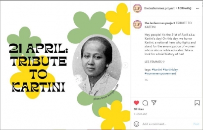 Kartini, Les Femmes, dan Aktivisme Anak Muda