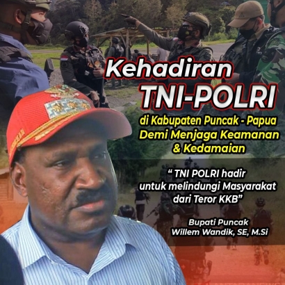 Tatap Muka TNI-Polri Bersama Masyarakat untuk Papua Tetap NKRI