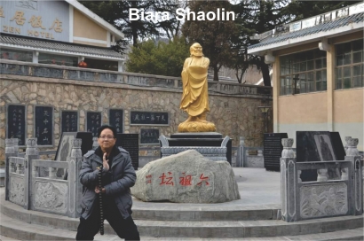 Bodhidharma dan Biara Shaolin di Dengfeng, Henan, China