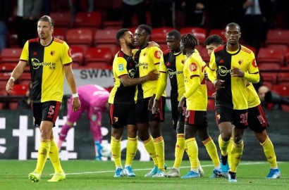 Watford Menyusul Norwich Balik Lagi ke Premier League, Liverpool Ketar-ketir?