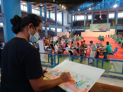 Institut Drawing Bandung Menginisiasi Vaksin Untuk Seniman Bandung