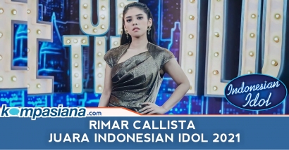 Kalahkan Mark Natama, Rimar Callista Raih Gelar Juara Indonesian Idol 2021