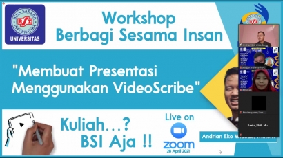 Workshop Pembuatan Presentasi Menarik untuk Tugas Sekolah dengan Video Scribe