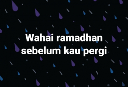 Doa Sebelum Ramadhan Pergi