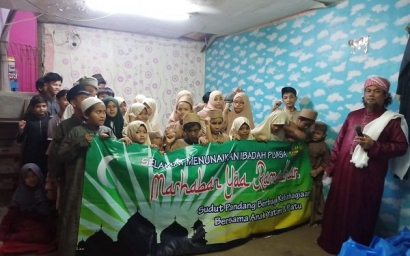 Media Sudut Pandang Kembali Berbagi di Yayasan Yatim Piatu Dhuafa Al-Wariju Iskandar
