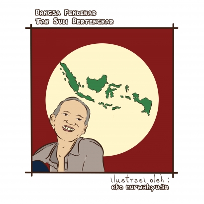 Bangsa Pendekar Tak Sudi Bertengkar (Resensi Buku Emha Ainun Nadjib, Kagum kepada Orang Indonesia)