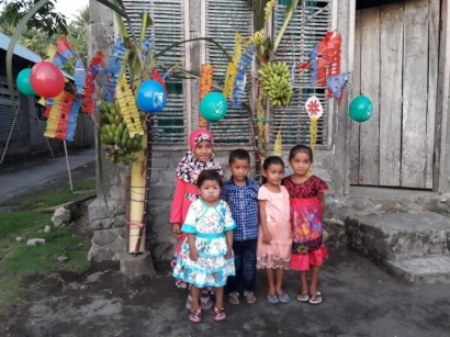 Pohon Soan, Tradisi Unik Penyemangat Anak Berpuasa di Maluku Utara