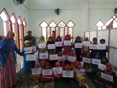 Kelompok 74 Gel 04 PMM UMM 2021 Mengadakan Lomba Keagamaan untuk Anak-anak Desa Nisa