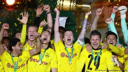 Kalahkan RB Leipzig, Borussia Dortmund Juara Piala Jerman!
