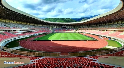Dream Comes True; Tim Sepakbola PON NTT Bakal Merumput di Stadion Megah Arena PON XX Papua
