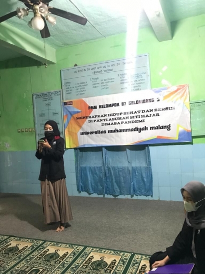 PMM UMM Gelombang 3 Kelompok 87 Sosialisasi Penyakit Herpes kepada Anak Panti Asuhan Siti Hajar