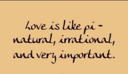 Love is Like Pi, Benarkah?