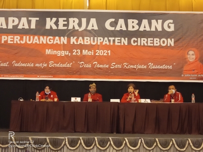 DPC PDI Perjuangan Kabupaten Cirebon Gelar Rakercab PDI Perjuangan