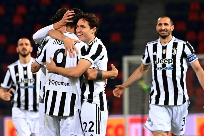 Kalahkan Bologna, Juventus Kunci Tiket ke Liga Champions Eropa
