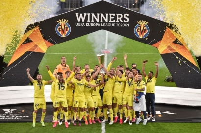 Diwarnai Drama Adu Penalti, Villarreal Keluar sebagai Juara European League