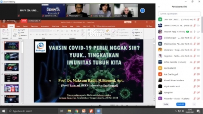 Meriahkan Gempita Online 2021, UEU Gelar Webinar Bahas Vaksin Covid-19