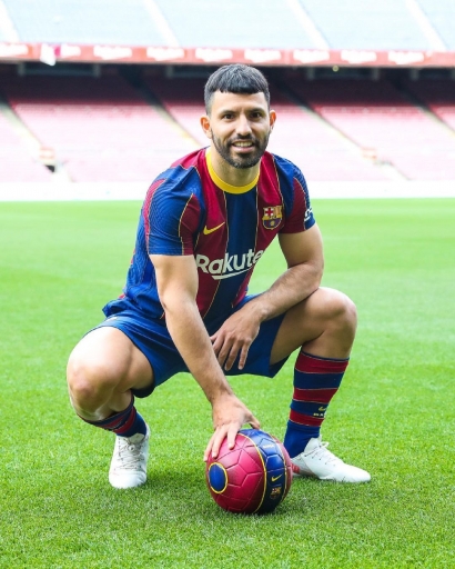 Resmi Tinggalkan City, Sergio Aguero Pilih Barcelona sebagai Klub Barunya