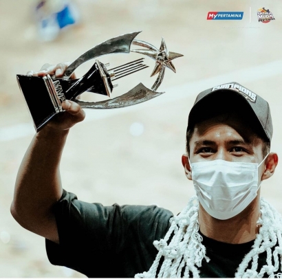 Pemain Terbaik Kalimantan Timur, Menjadi Pemain Terbaik Indonesia
