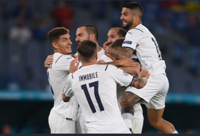 Euro 2020: Laga Perdana, Italia Pesta Gol ke Gawang Turki