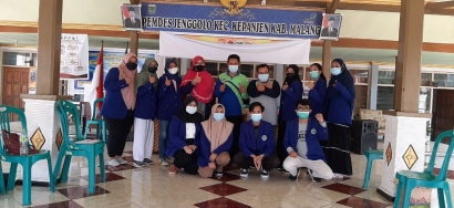 Acara Pembukaan KKN UM Semester Antara 2020/2021 di Desa Jenggolo, Kecamatan Kepanjen, Kabupaten Malang Berlangsung Sukses