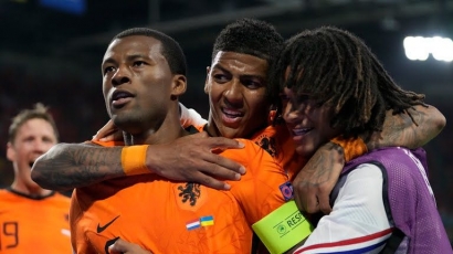 Denzel Dumfries Penyelamat bagi De Oranje, Belanda Vs Ukraina: 3-2