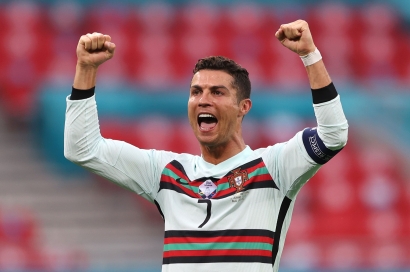 Jadi Star of The Match Usai Menang 3-0, Ronaldo Pecahkan Banyak Rekor!