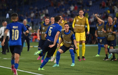 Taklukan Swiss, Italia Pastikan Tiket Lolos Ke 16 Besar Euro 2020
