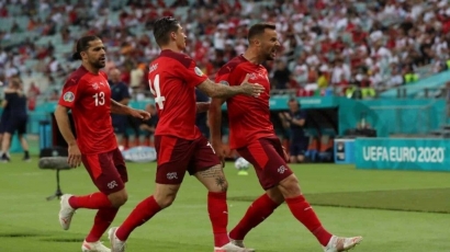 Tumbangkan Turki, Swiss Buka Peluang Lolos ke Babak Knock Out Euro 2020