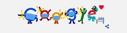22 Juni 2021: Google Doodle Bermasker, Apa Maksudnya?