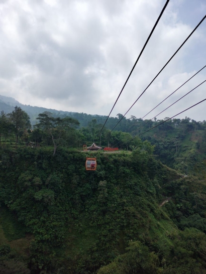 Kereta Gantung di Dusun Terpencil Gunung Merapi Klaten